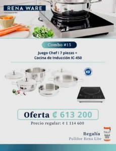 Chef 1 más Cocina de inducción