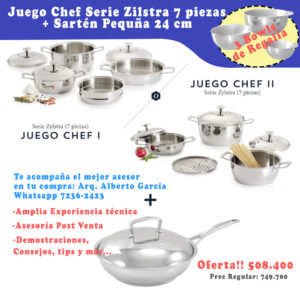 Chef 2 + sartén pequeña 24 cm